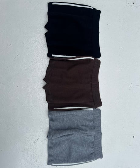 knit shorts「2line」#63768