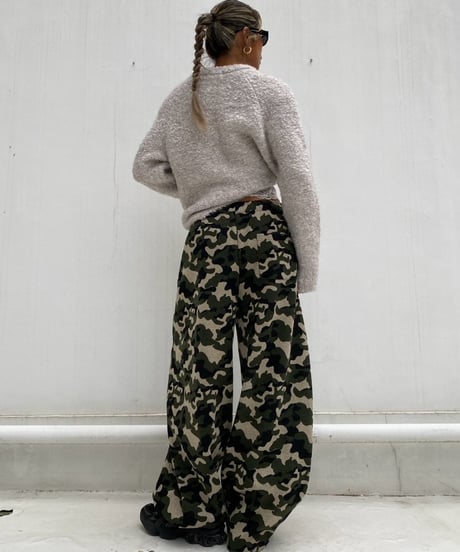 2way barrel pt「camo sweat」#10511（裏起毛）
