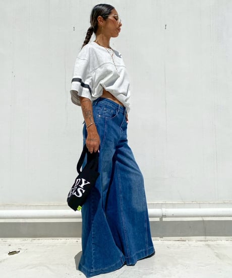 flare denim「center seam」#8202867