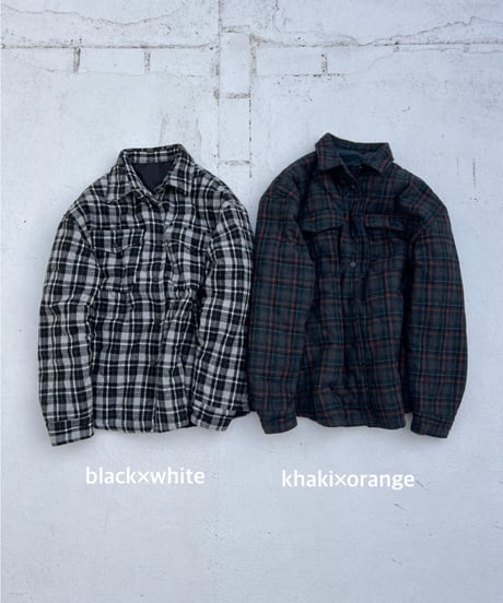 puffer jacket「tartan」#2162