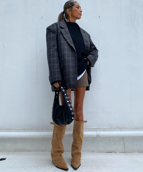 mid-calf boots「cross」#6556-35