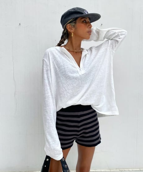 loose lonT「halfzip」#13803