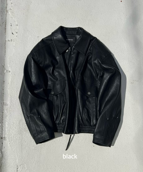 wide blouson「stitch work」#35778-2