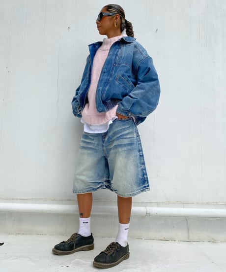 denim jk「stand bomber」#1007