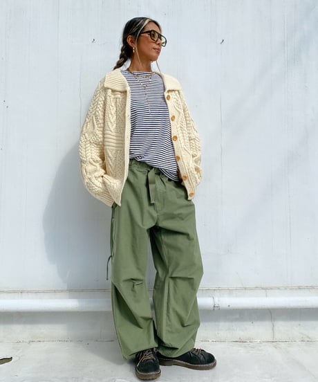 chunky cardigan「cable 」#2082210【11/3以降発送】