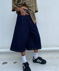 denim buggy shorts「stitch」#88352
