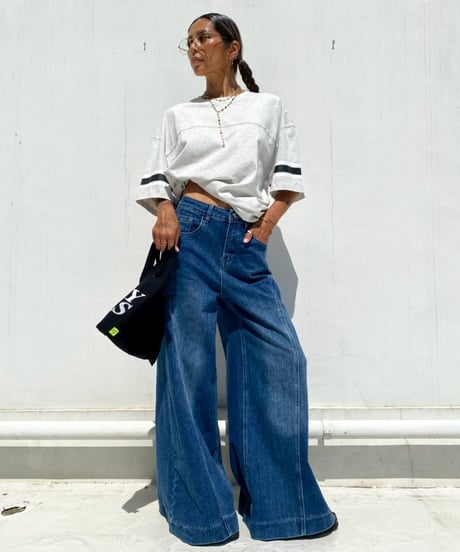 flare denim「center seam」#8202867