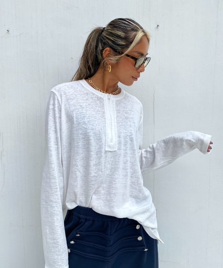 loose lonT「halfzip」#13803