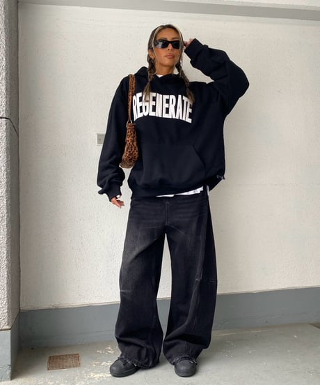 wide hoodie「REGENERATE」#2197