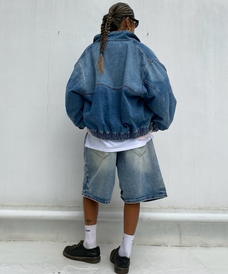 denim jk「stand bomber」#1007