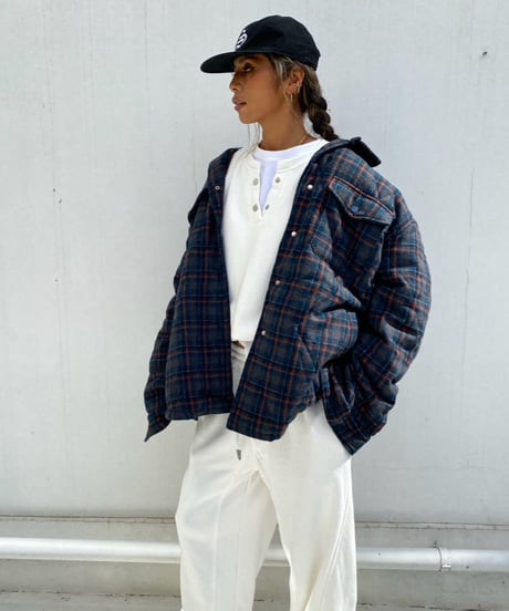 puffer jacket「tartan」#2162