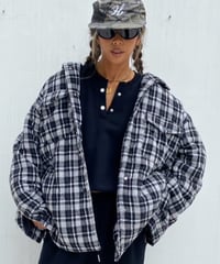 puffer jacket「tartan」#2162