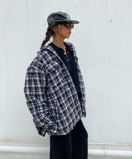 puffer jacket「tartan」#2162
