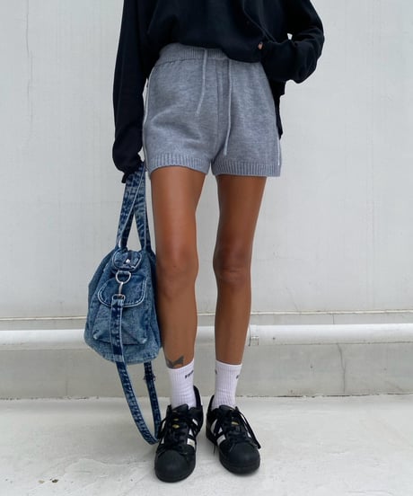 knit shorts「2line」#63768