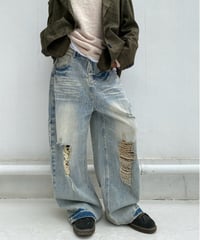 baggy denim「full damage」#56225601