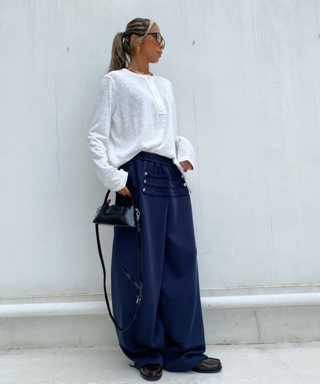loose lonT「halfzip」#13803