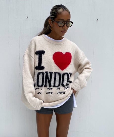 knit pull over「LONDON」#208359