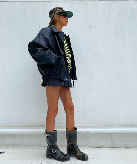 wide blouson「stitch work」#35778-2