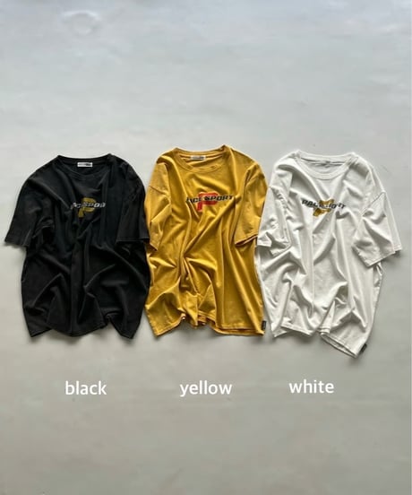 wide pigment tee「P」#36067
