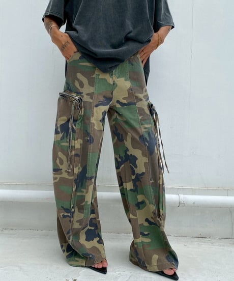 baggy pt「camo pocket」#6352