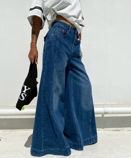 flare denim「center seam」#8202867