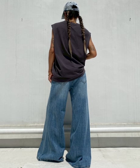 super flare denim「w pocket」#1162063