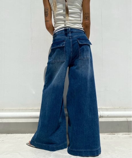 flare denim「center seam」#8202867