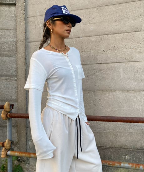 layered sleeve tops「pocket」#9837-510
