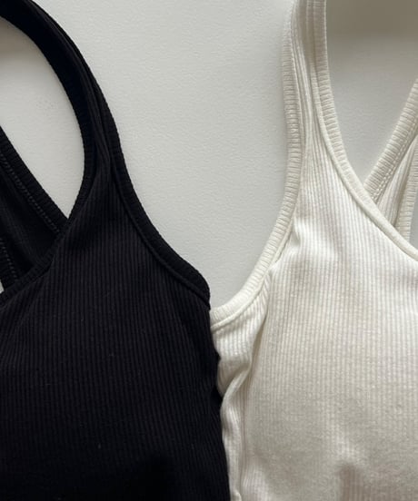 cropped tank「padded」#2895