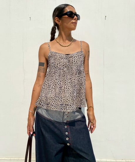 gather cami tops「safari」#1024867