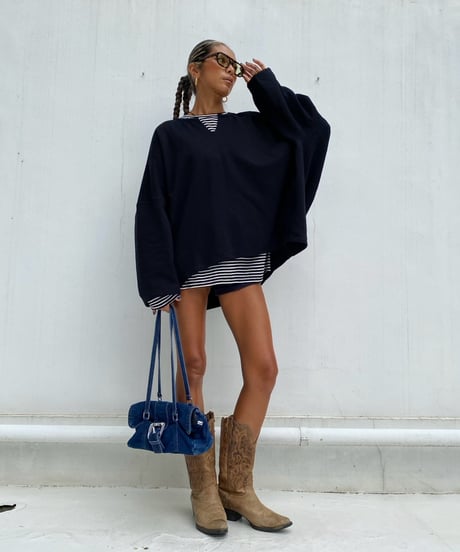 dolman sleeve sw「keyneck」#83032