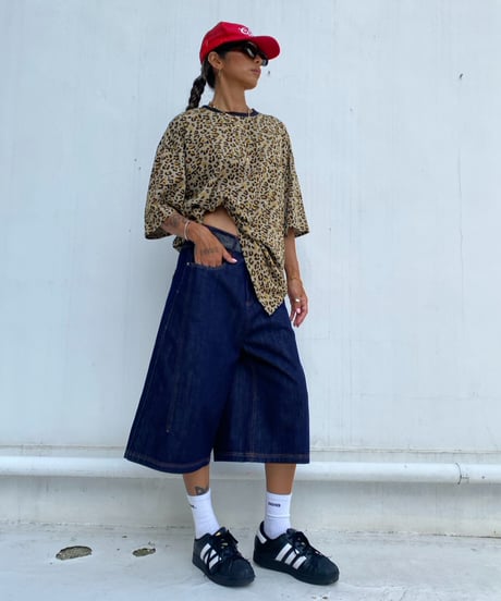 wide tee「leoblack」#60518