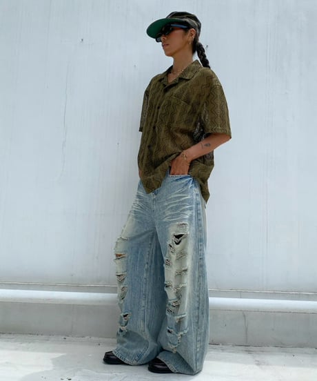 jacquard shirt「wave」#207367