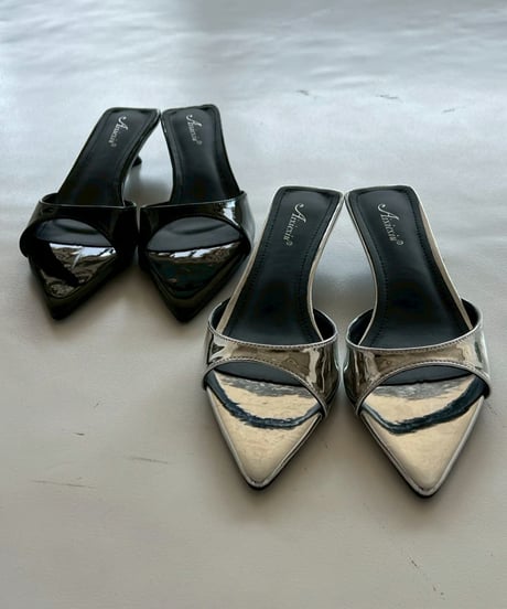 mule sandals「pointed」#070626-3/6
