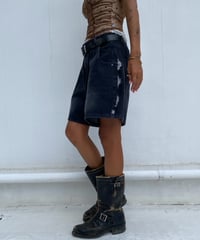 denim shorts「side rip」#1368359