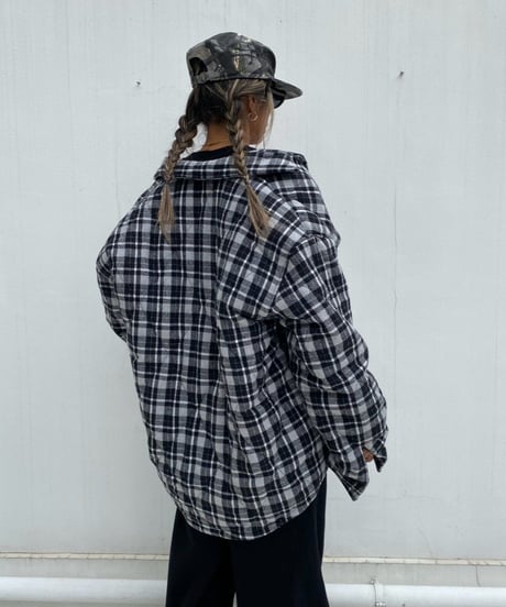 puffer jacket「tartan」#2162