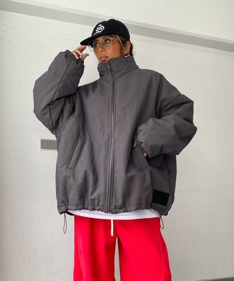 wide blouson「stand neck」#61029