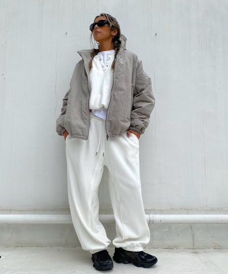 wide blouson「stand neck」#61029