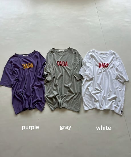 wide tee「DADA」#8661365