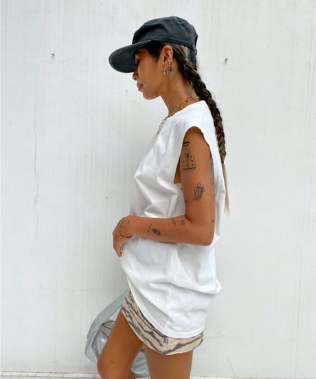 loose tank「washed」#640167