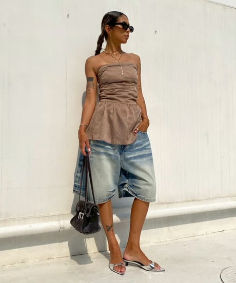 bear tunic「sheer stripe」#2638167