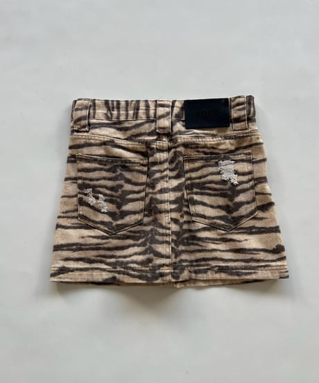 mini skirt「tiger stripe」#650867（ベルト付き）