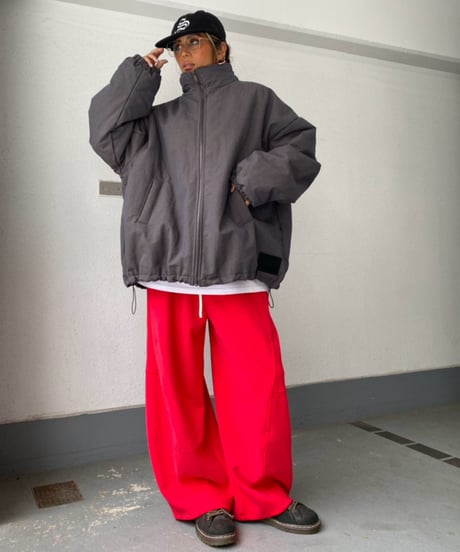 wide blouson「stand neck」#61029