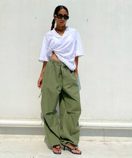 wide tee「deep v-neck」#817867【7/29以降発送】