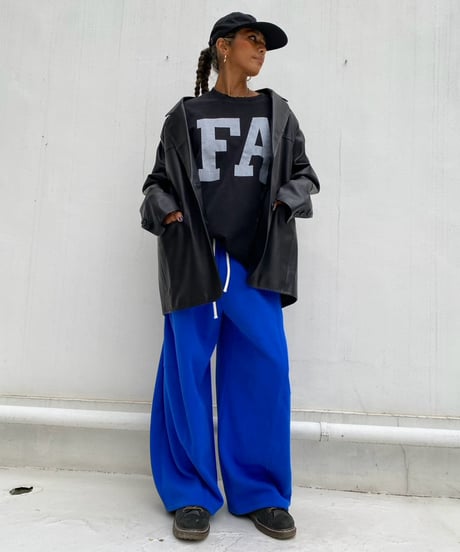 w graphic tee「FA」#762601