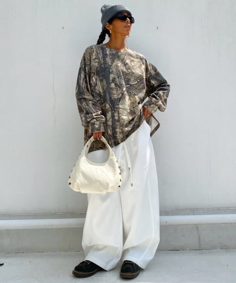 handle bag「w studs」#A8371