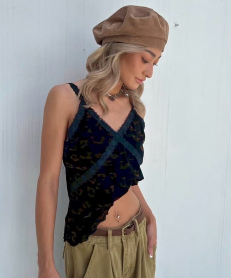 race leopard camisole「velours」#251270