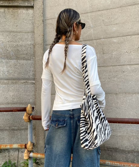 layered sleeve tops「pocket」#9837-510