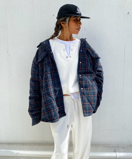 puffer jacket「tartan」#2162