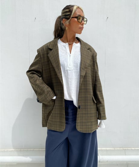 tailored jacket「glen check」#981868